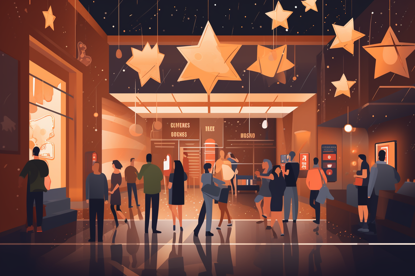 Savoirvivre Create An Image Of A Bustling Cinema Lobby With Hap 0b65e587 0eb7 4f8f B78d Ca867aa3ff02