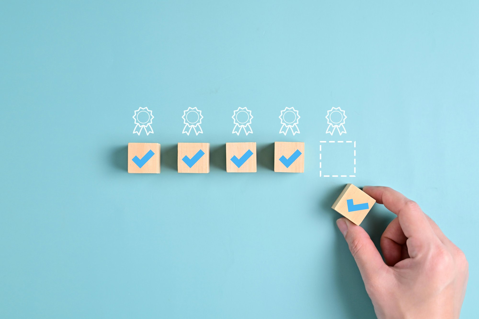 AutoTest Case Planning AutoTest Case Planning Correct checkmark sign for project business approve and quality assurance, Certification