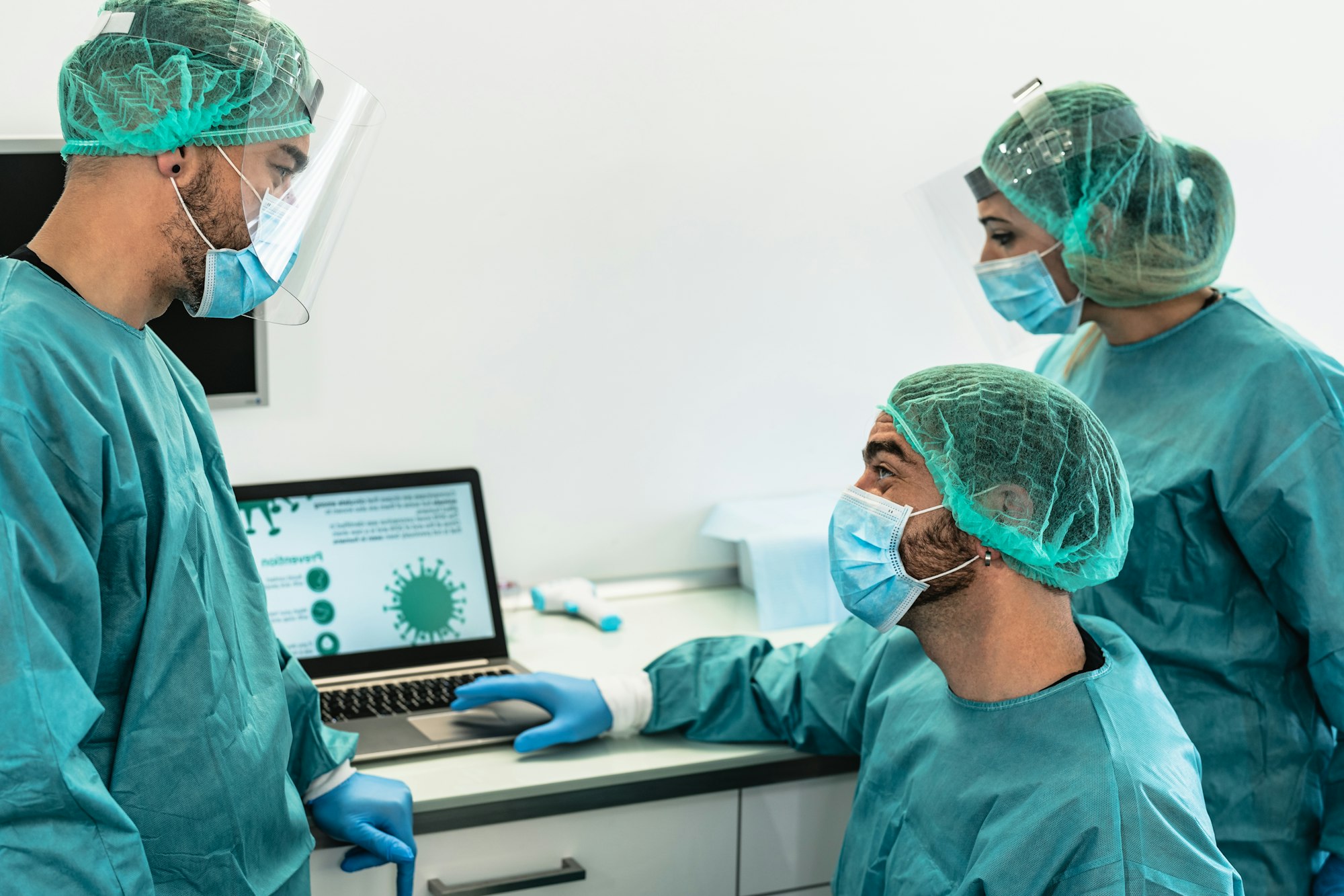 Long-Covid Patient References for analyzing coronavirus disease - Healthcare concept