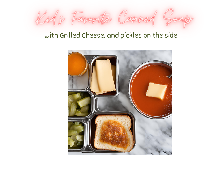Kids Classic Canned Tomato Grilled Cheese
