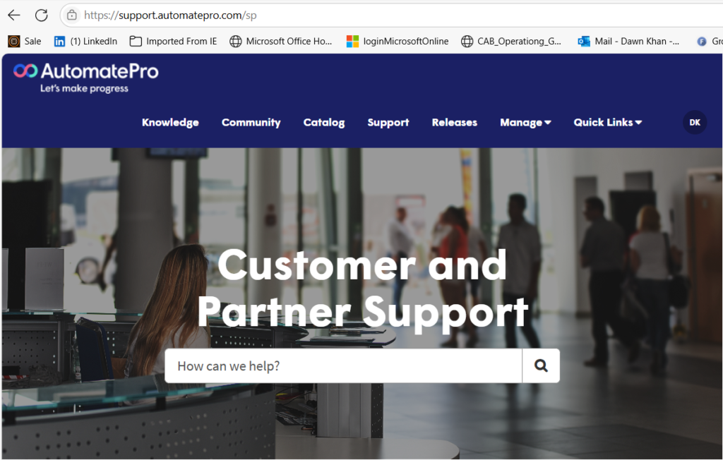 Improving AutoTest Foundations The new AutomatePro Customer and Partner Support Portal is designed with a customer experience (CX) focus, empowering users with access to AutomatePro