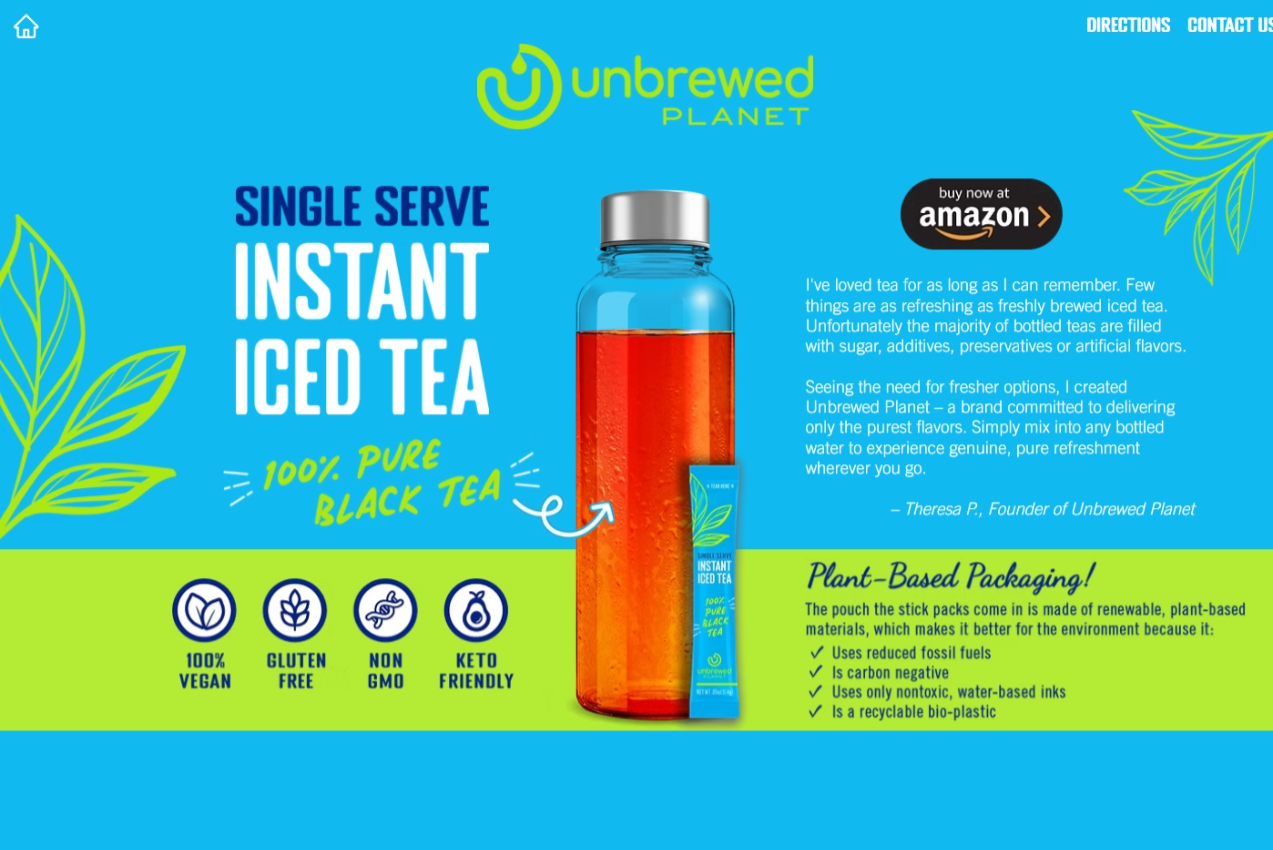 Best Instant Iced-Tea: Unbrewed Planet