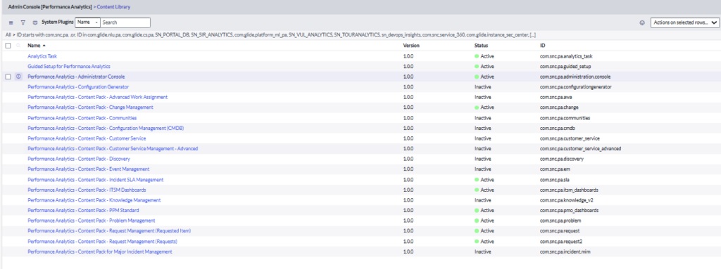New in Performance Analytics:  Content Library 