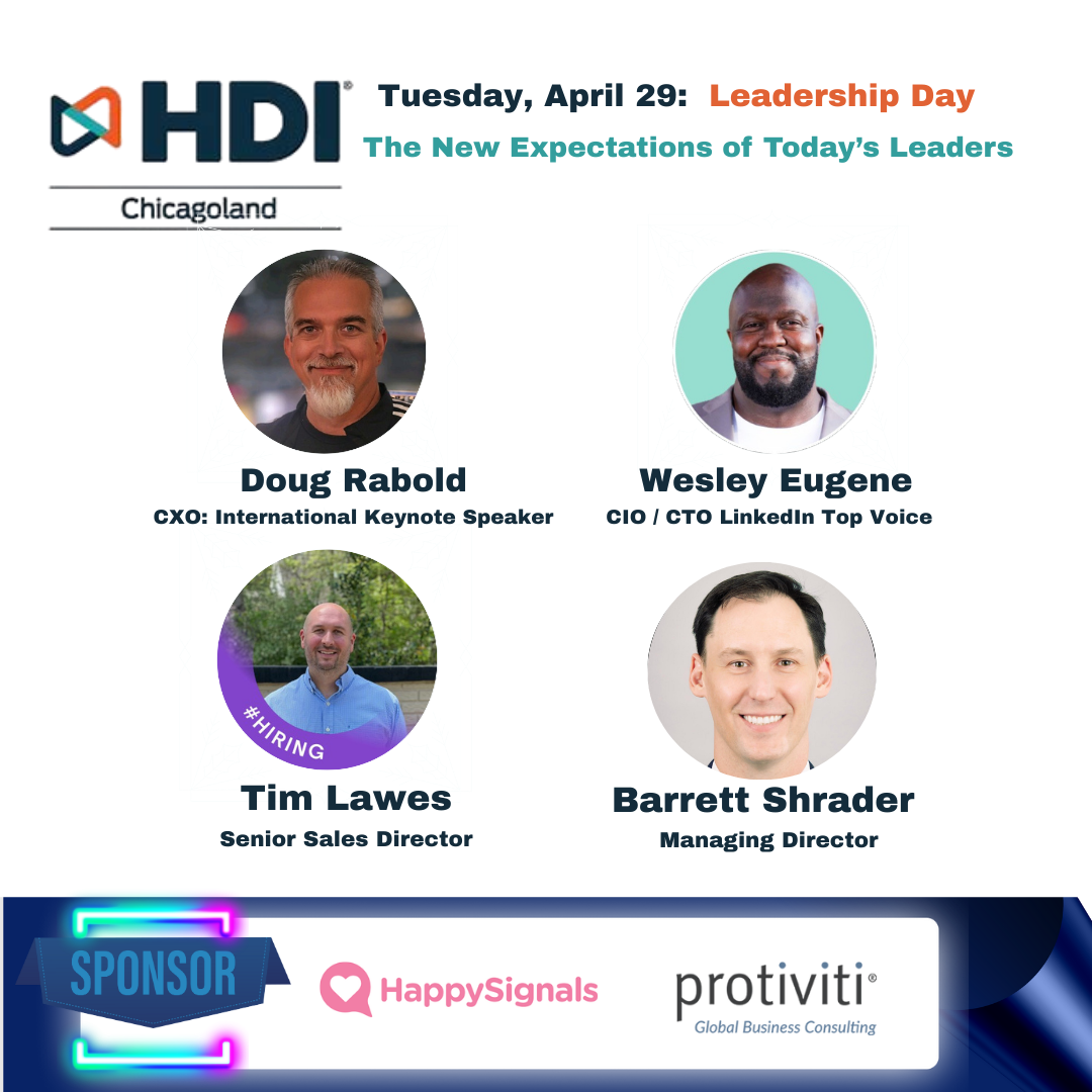 HDI Chicagoland: Executive Leadership Day Agenda: