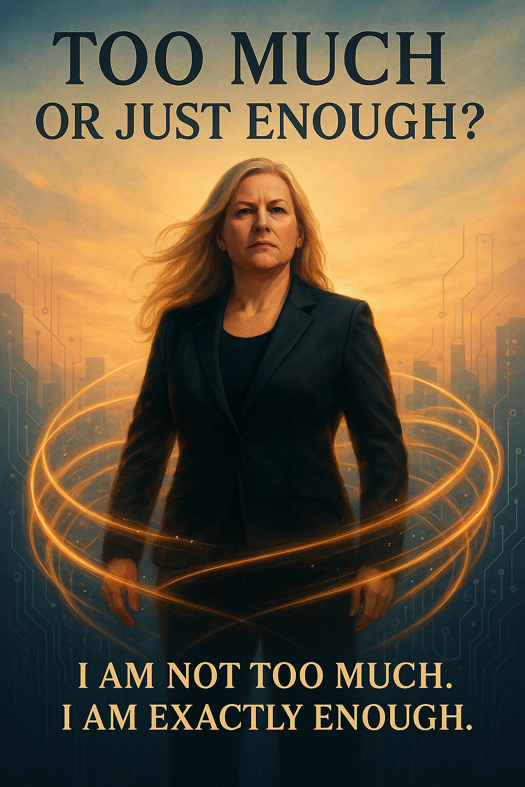 Too Much Exactly Enough — Neurodivergent leaders are emerging from the shadows of survival, reshaping norms with empathy, resilience, and unapologetic intensity. In a world where 1 in 5 people are neurodivergent and up to 30% of Long COVID survivors face lasting neurological effects, this transformation isn't too much—it's exactly what leadership needs now.