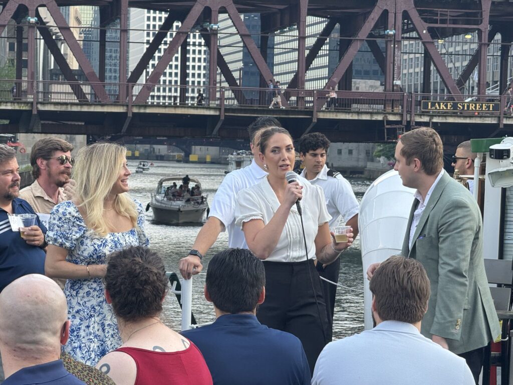HDI Chicagoland Boat Cruise. Sponsor Aisera - William Karges, Greta Varvell, Jess Emerick,