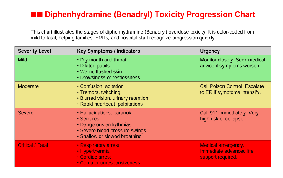 Spotting Benadryl Overdose empowers caregivers to recognize warning signs, communicate calmly with distressed individuals, and secure urgent care—empowered by expert guidance and recent data.